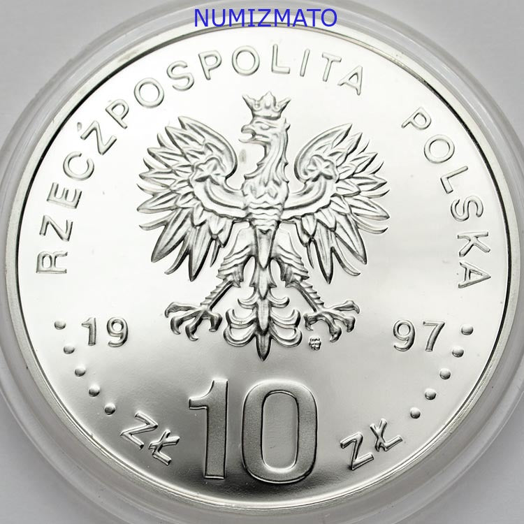 10 zł 1997 r. - Stefan Batory - POPIERSIE - Poczet Królów i Książąt Polskich