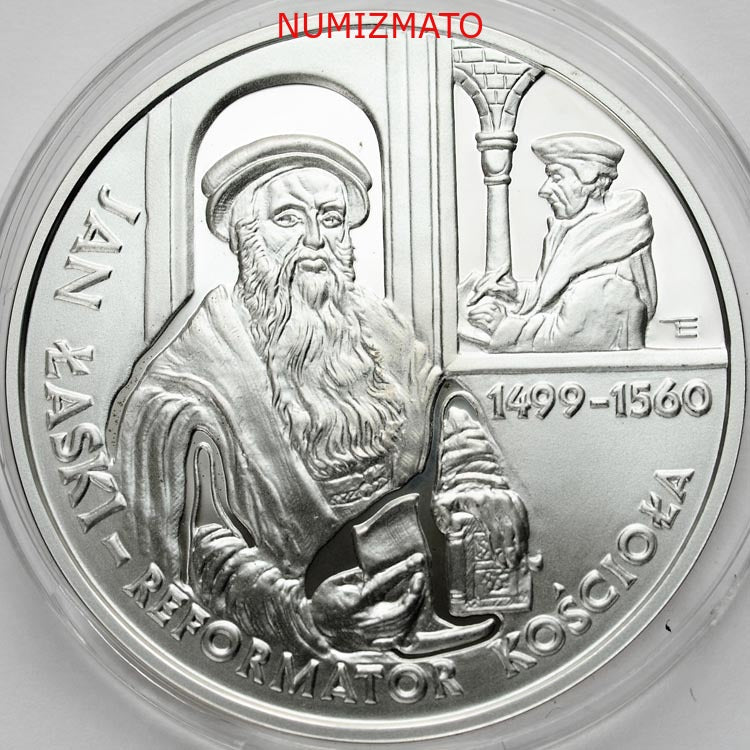 10 zł 1999 r. - Jan Łaski - Reformator Kościoła