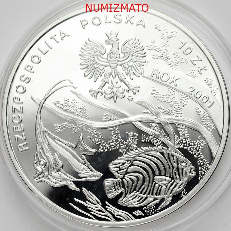 10 zł 2001 r. - Michał Siedlecki - Polscy Podróżnicy i Badacze